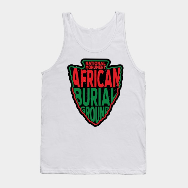 African Burial Ground National Monument name arrowhead Tank Top by nylebuss